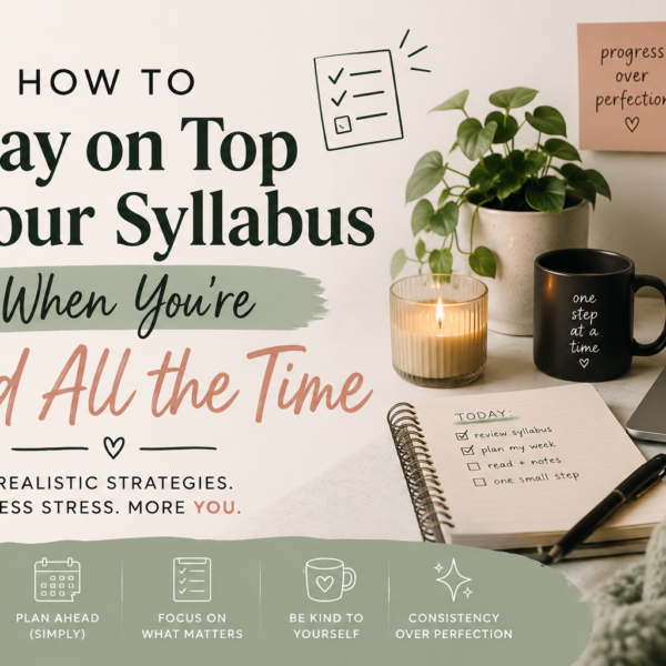 How to Stay on Top of Your Syllabus When You're Tired All the Time